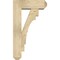 Ekena Millwork Merced Craftsman Rough Sawn Bracket w/ Offset Brace, Douglas Fir, 6"W x 16"D x 28"H BKT0604X16X28MRC04RDF - alternate 4